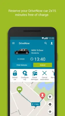 DriveNow android App screenshot 1