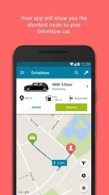 DriveNow android App screenshot 2